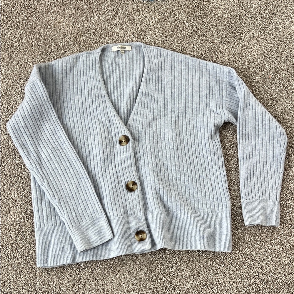 Madewell Cardigan Size XXS Soft Blue Color Great Condition